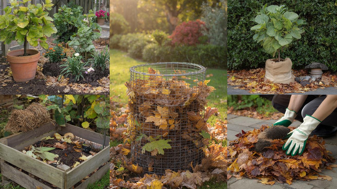 5 smart ways to reuse fallen leaves in your garden