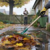 Who’s responsible for clearing my neighbour’s fallen leaves in my garden?